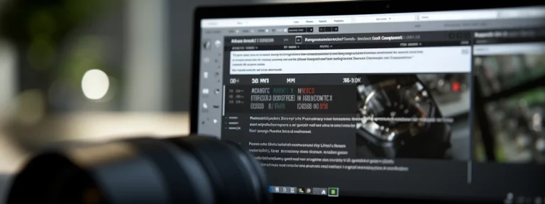 a close-up view of a computer screen displaying a well-optimized image with alt tags and title tags on a web page.