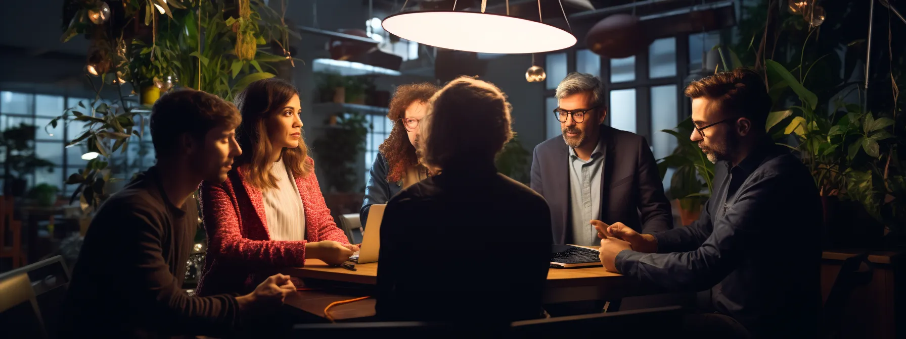 a group of seo professionals and content creators collaborating and discussing the importance of authoritativeness in the context of e-a-t.