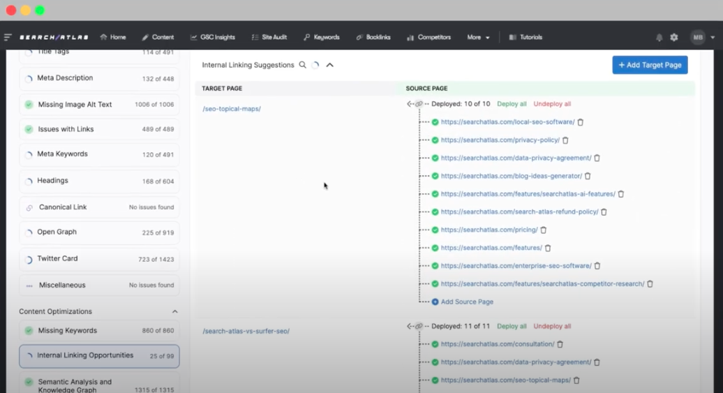OTTO SEO Internal Link Opportunities