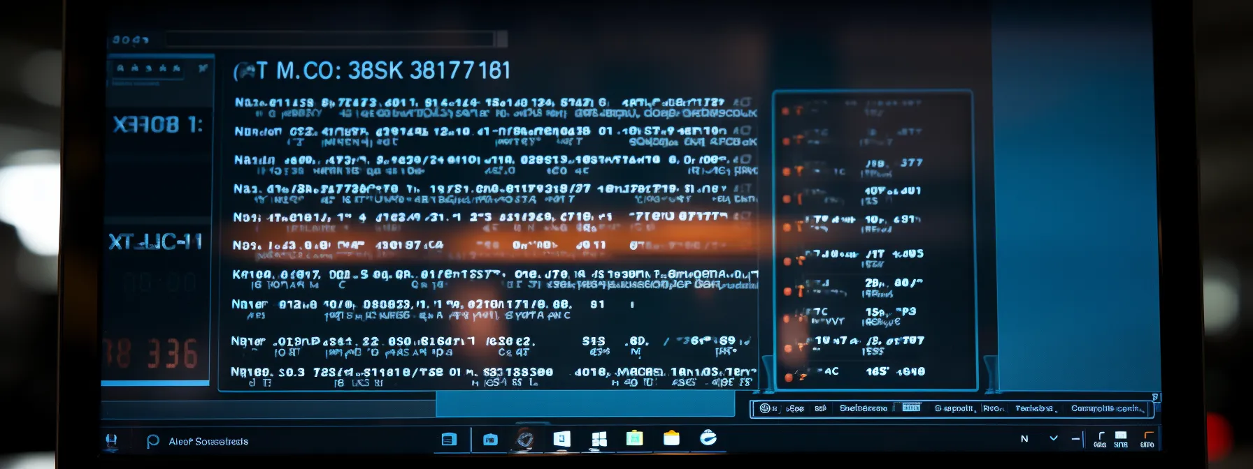 a close-up shot of a computer screen displaying a webpage with strategically placed header tags.