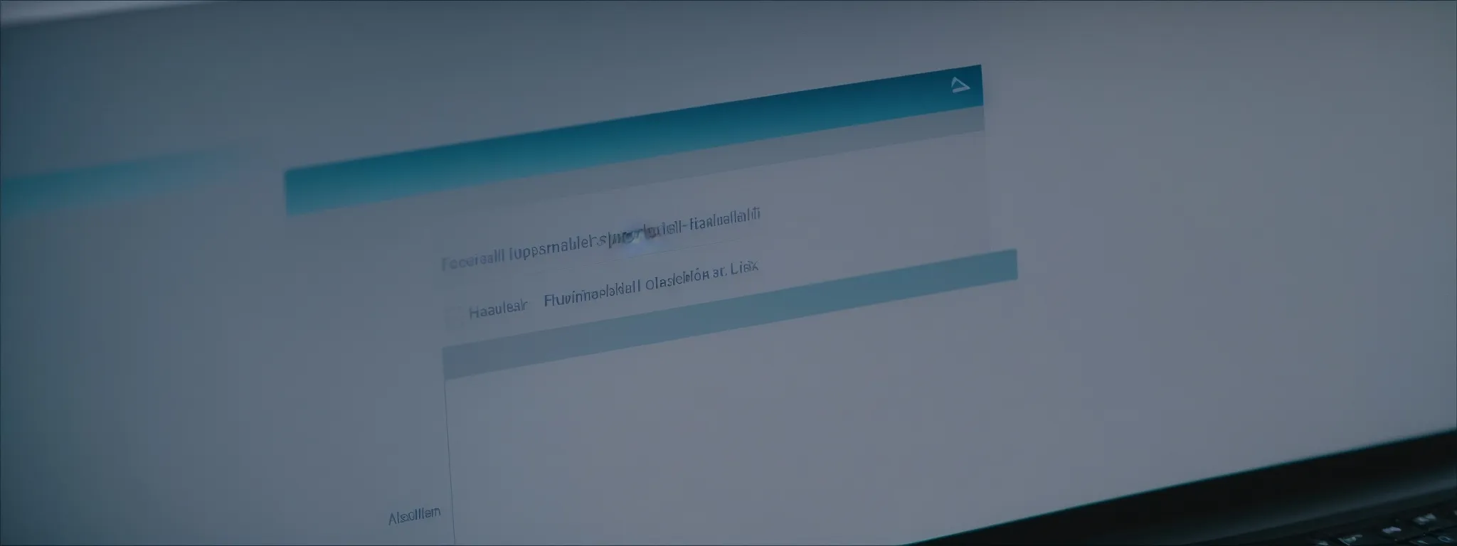 a close-up of a computer screen displaying a web page with clear, focused titles.