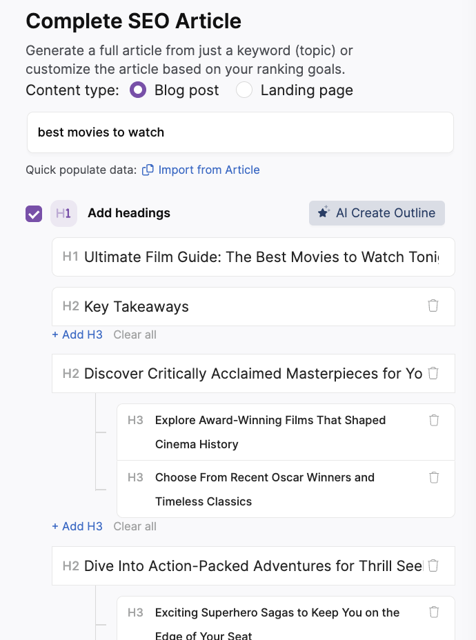 Complete SEO Article