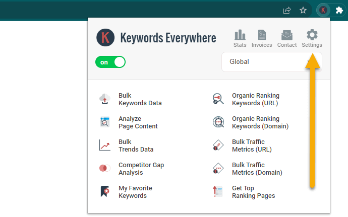 Keywords-Everywhere-chrome-extension