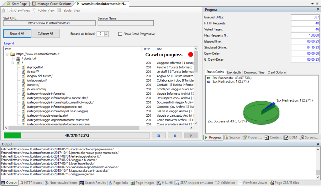 Visual SEO Studio site audit
