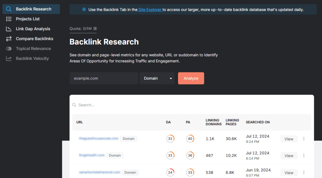 backlink research tool search atlas