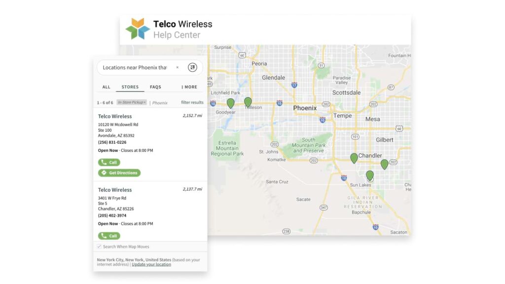 yext map tool