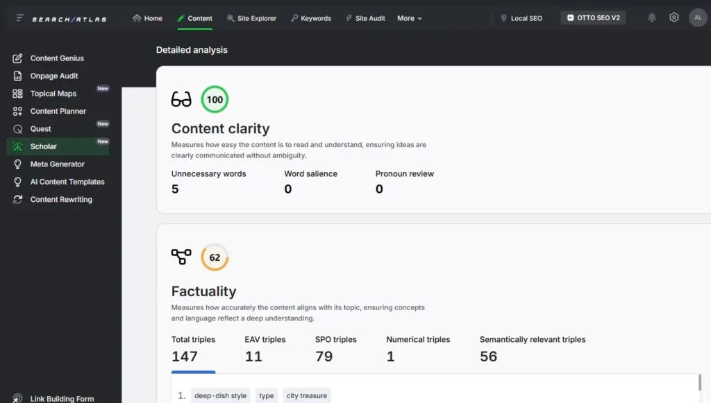 image of scholar content clarity 100 example