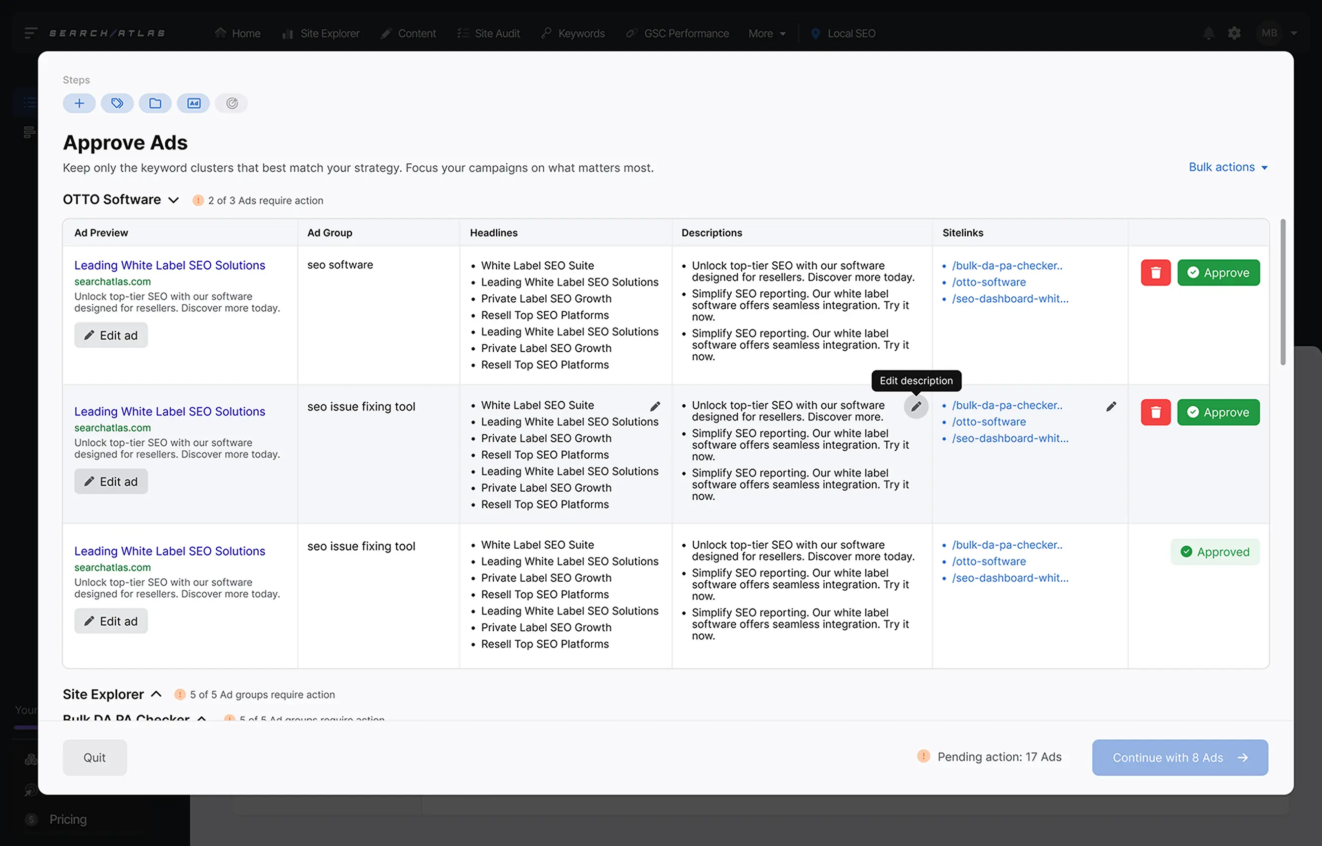 Ads Dashboard