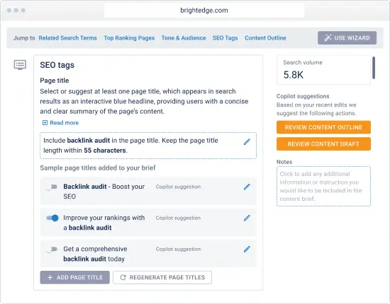 brightedge AI SEO