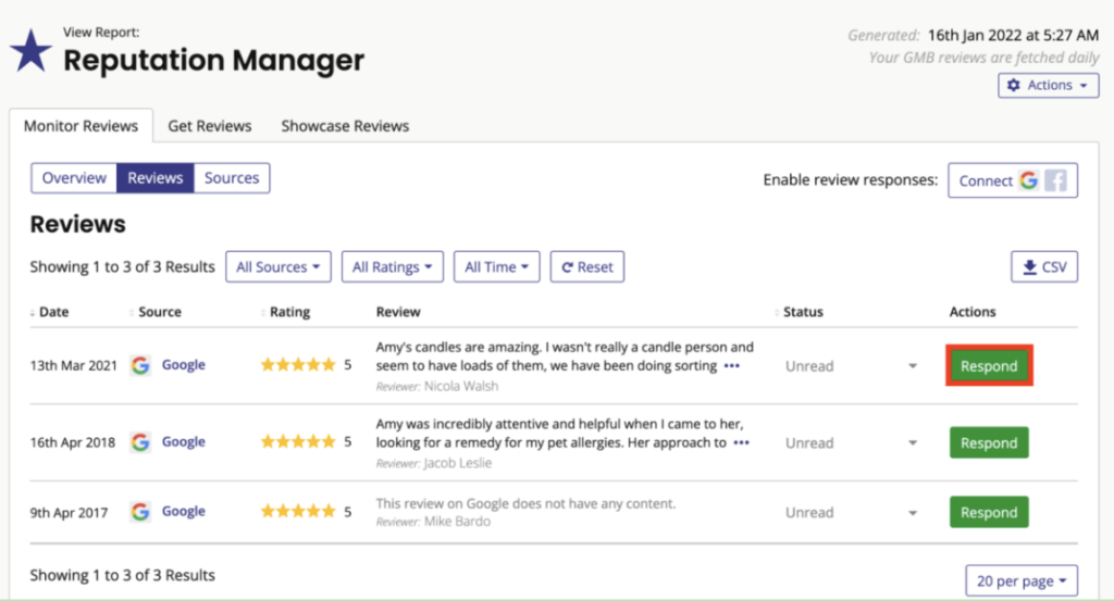 Reputation Manager brightlocal