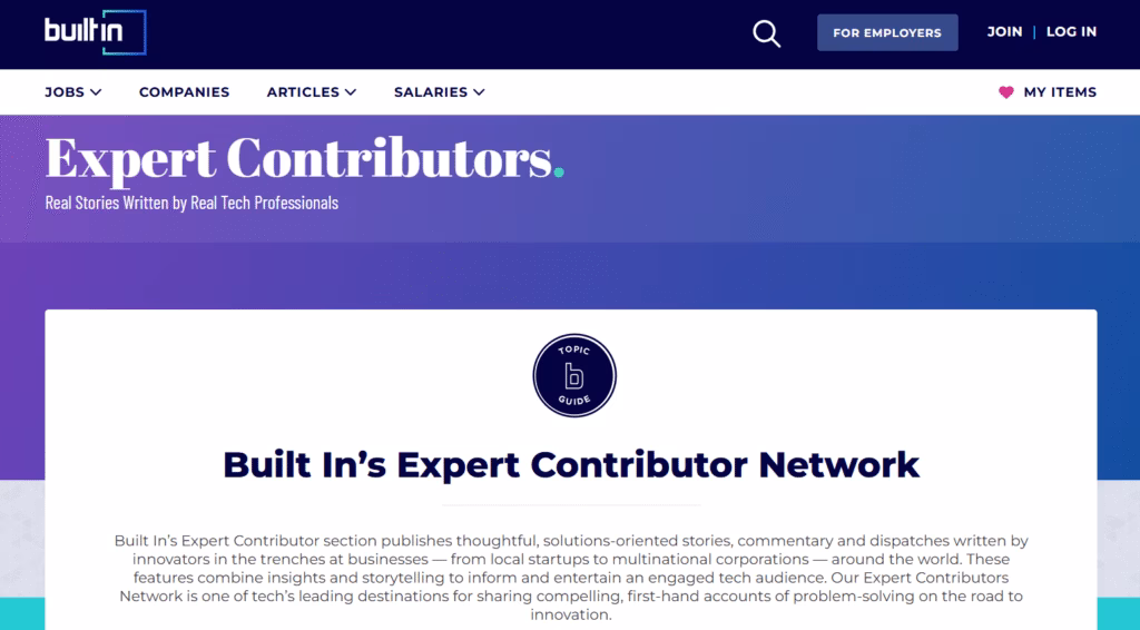 Built In's expert contributor network