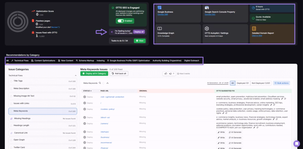 search atlas otto seo tool