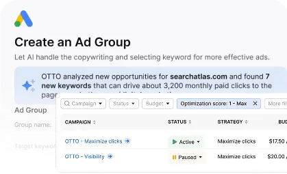 OTTO Google Ads Dashboard