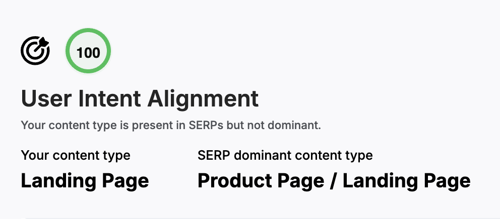 User Intent Alignment in Search Atlas SCHOLAR tool