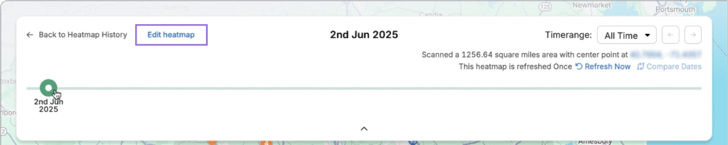 Configure the Heatmap step 3