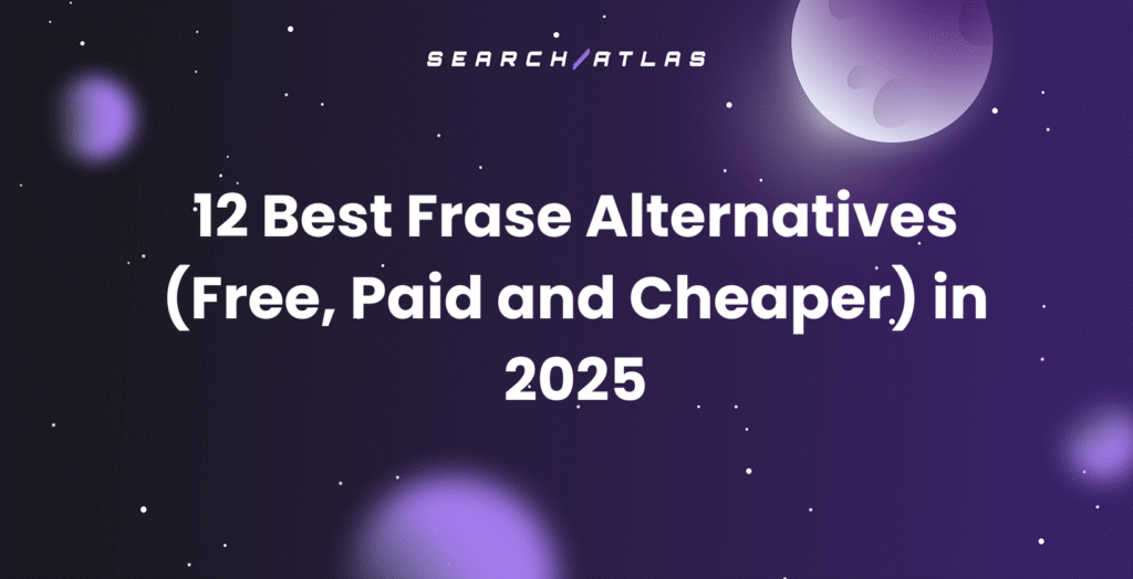 alternatives to frase.io