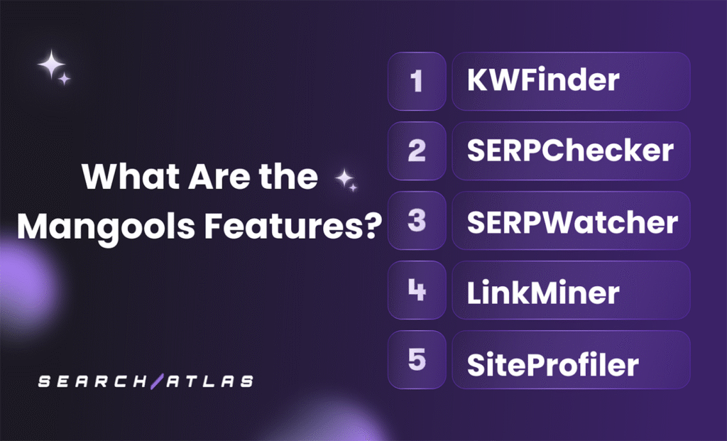 features of mangools seo tool
