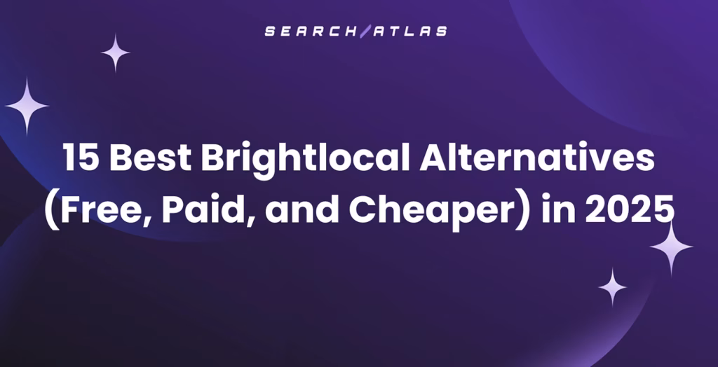 SEO tools like Brightlocal