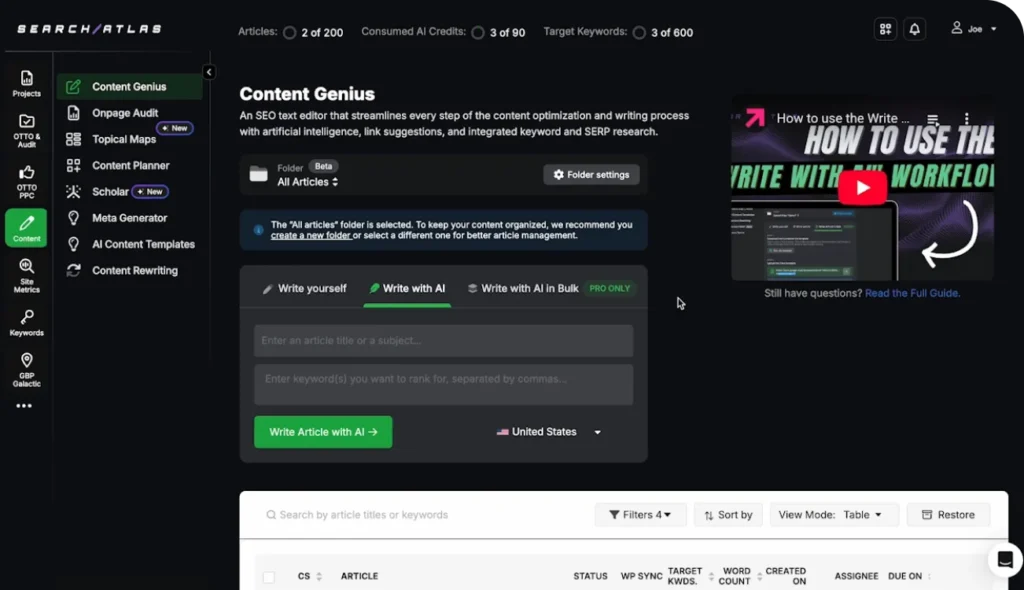 Generate Publish-Ready Articles with AI