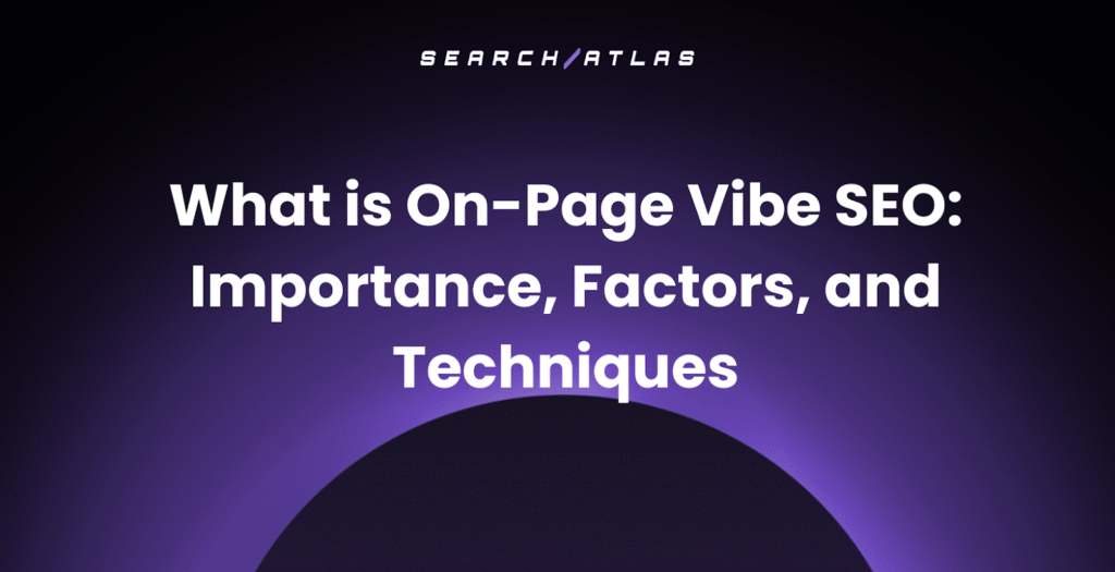 on-page vibe search engine optimization