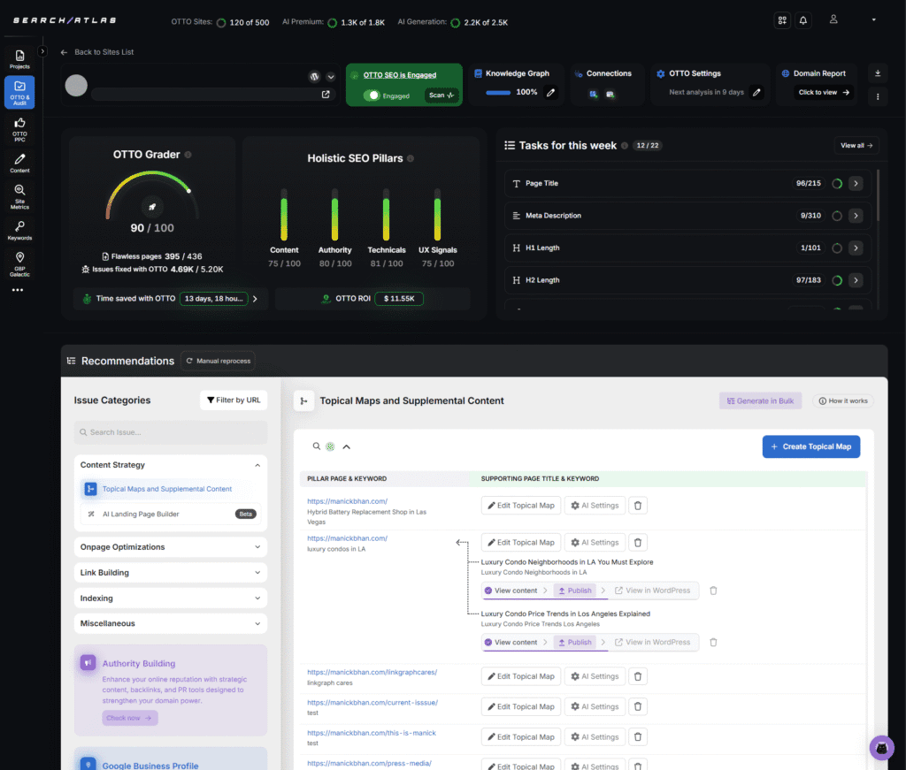 Screenshot by OTTO SEO grader