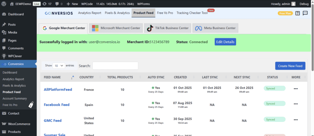 Search Atlas advanced SEO software dashboard with merchant data.