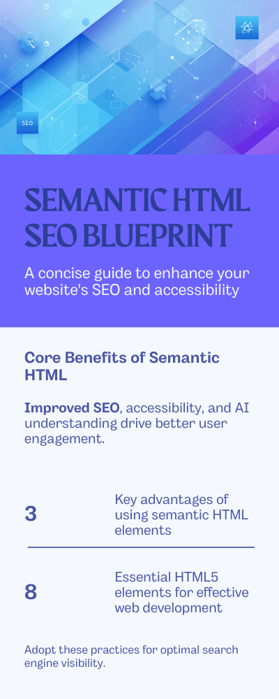 semantic HTML SEO blueprint