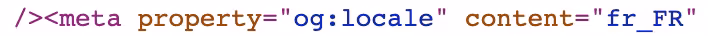 screenshot of an og:locale tag with a fr country code