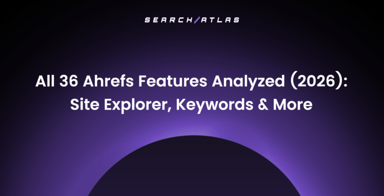 All 36 Ahrefs Features Analyzed (2026): Site Explorer, Keywords & More