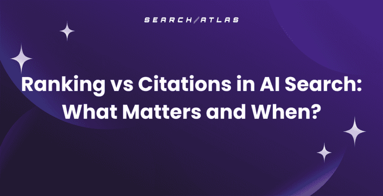 Ranking vs Citations in AI Search
