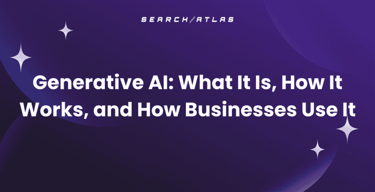 Search Atlas SEO software interface showcasing AI-driven keyword analysis.