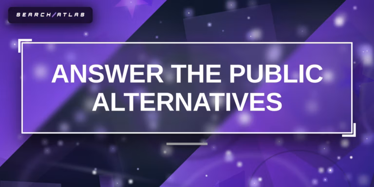 Alternatives to Answer The Public