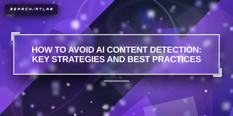 Avoid AI content detection