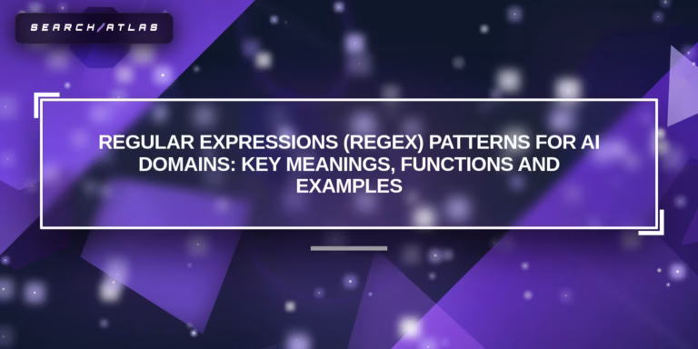 Regex patterns featured