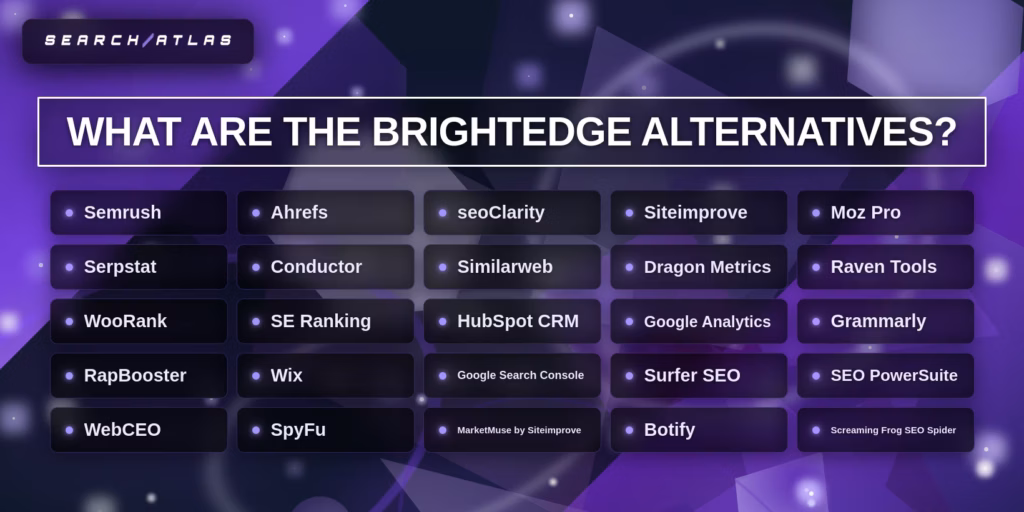 top brightedge alternatives